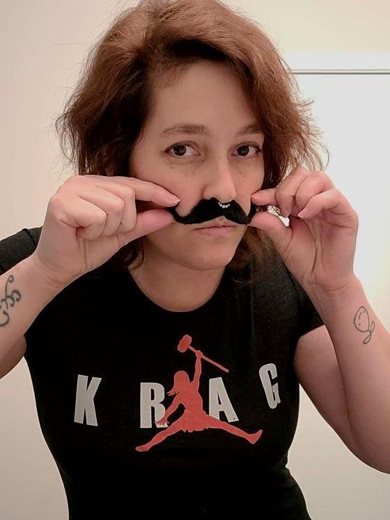 Jumpy Krag Ladies' Triblend T-Shirt product image (1)
