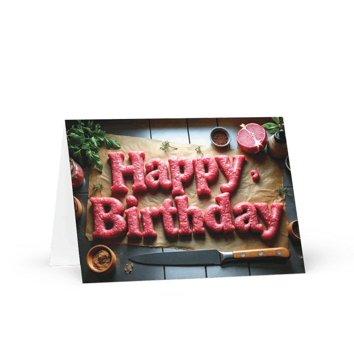 Happy birthday card for vegans product image (1)