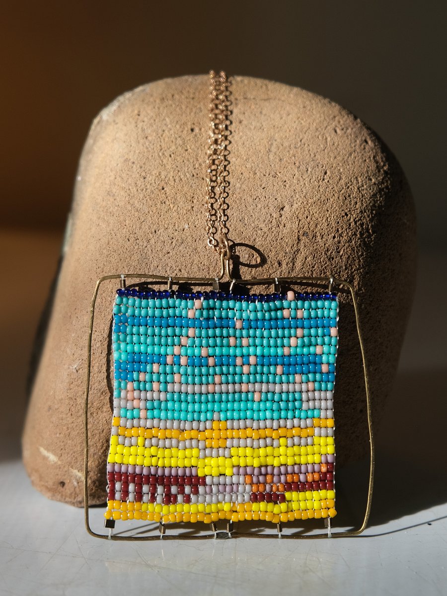 BEAD WEAVE PENDANT product image (1)