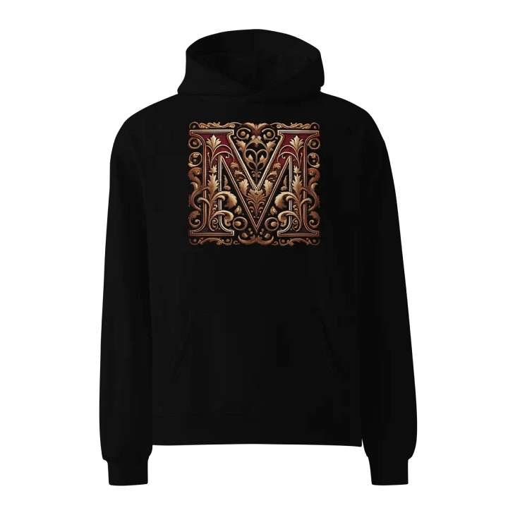 Vintage Ornate Letter M Premium Hoodie product image (1)