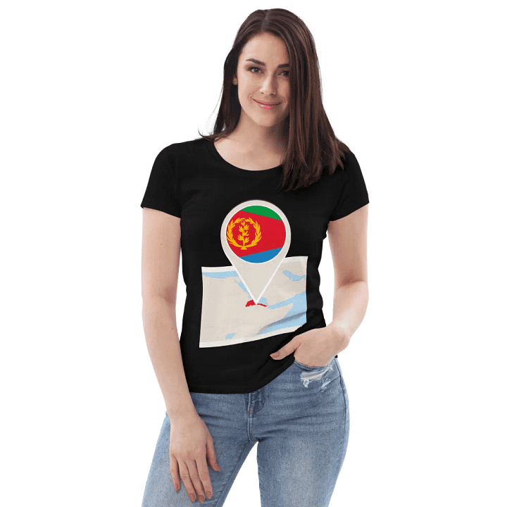 Eco-Friendly Flag Pin Women's Tee product image (1)