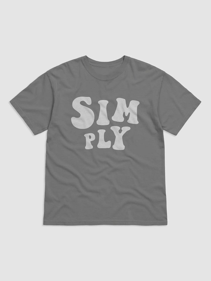 simply gray t-shirt product image (1)