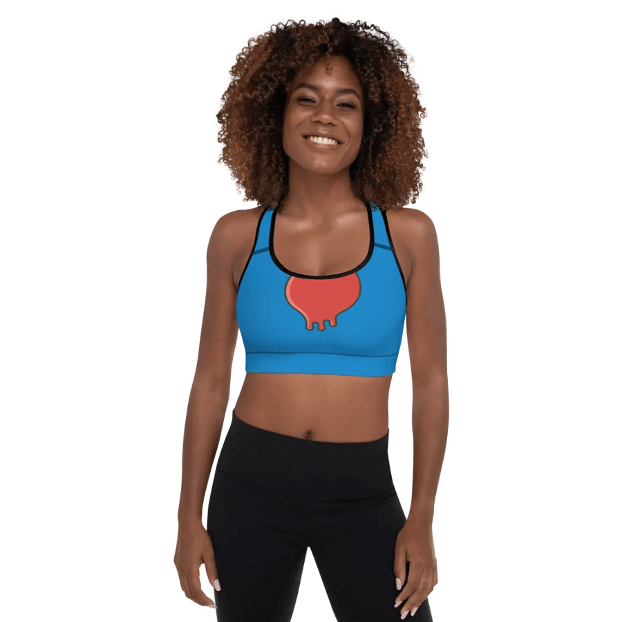 Dripping Tomato All-Over Sports Bra product image (1)