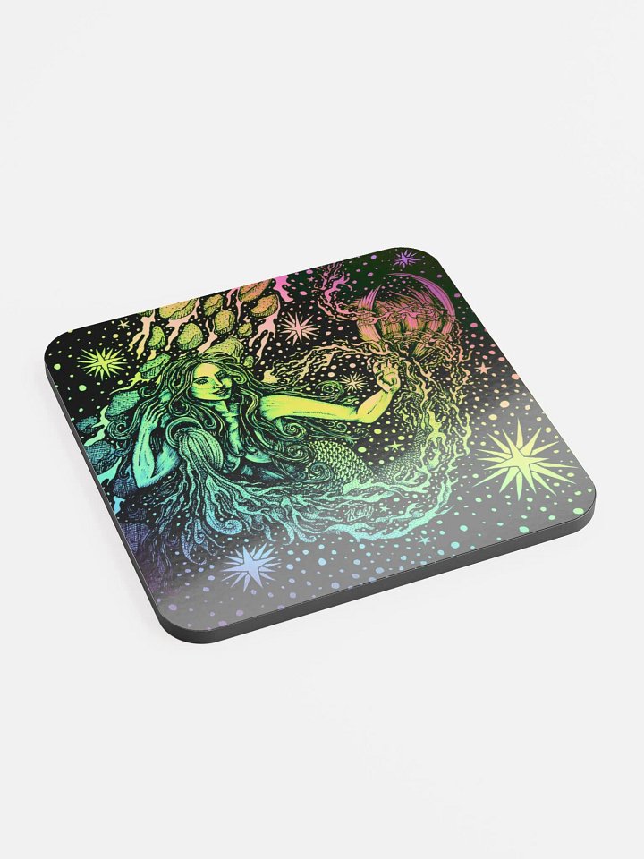 Limited edition Aquarius Zodiac coaster product image (2)
