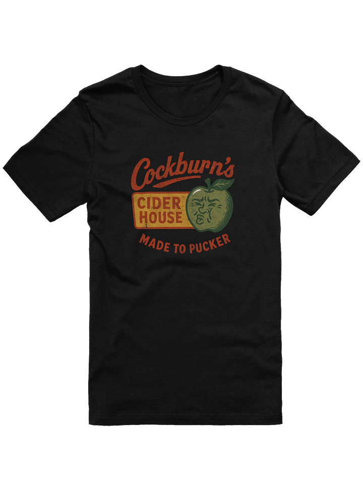 Cockburn’s Cider House T-Shirt – Funny Retro Drinking Shirt Made to Pucker product image (1)
