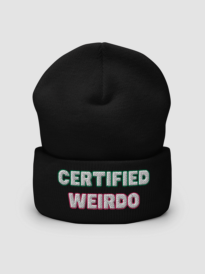 Certified Weirdo - Cuffed Beanie product image (2)