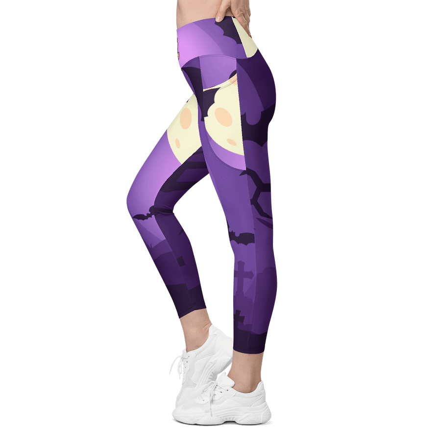 All-Over Print Leggings with Pockets product image (6)