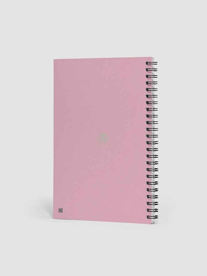Light Summer Pink Bow Spiral Notebook product image (2)