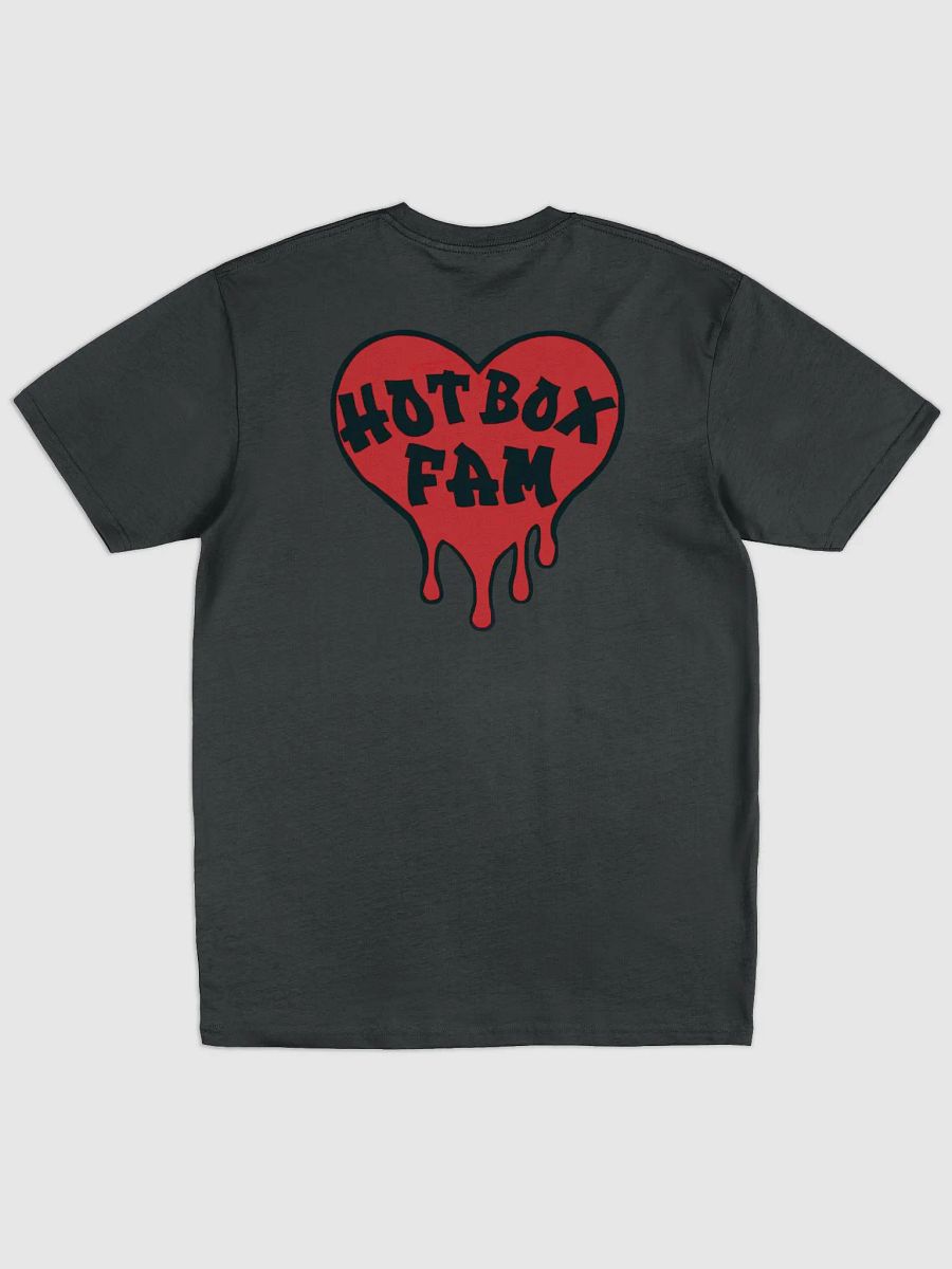 HOT BOX FAM RED LOGO ON BACK TEE product image (2)