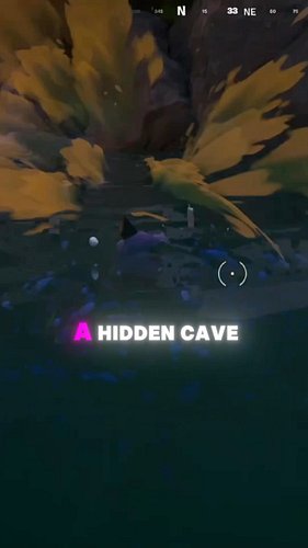 How to find the Secret Cave in Fortnite Chapter 6 Season 1. #Fortnite @fortniteanz