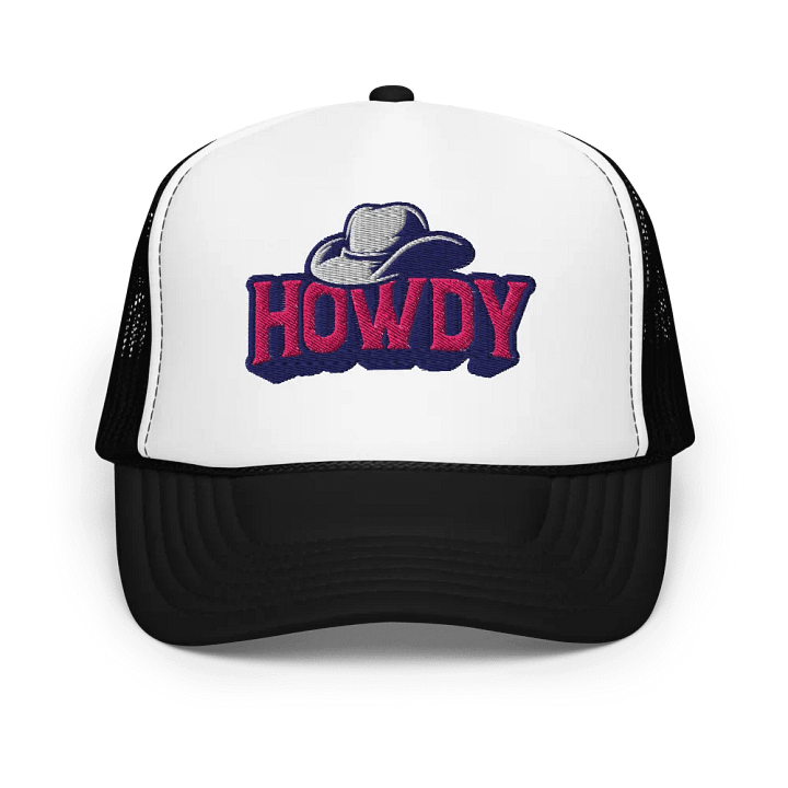 Howdy Puff Print, Trucker Hat product image (3)