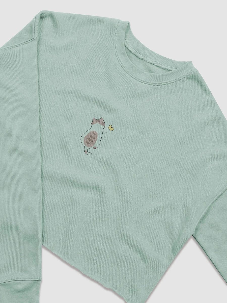 Wanderlust Cat Crop Sweatshirt product image (6)