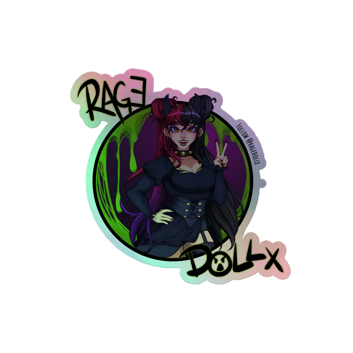 Rage Doll x Darkling - Holo Sticker product image (2)