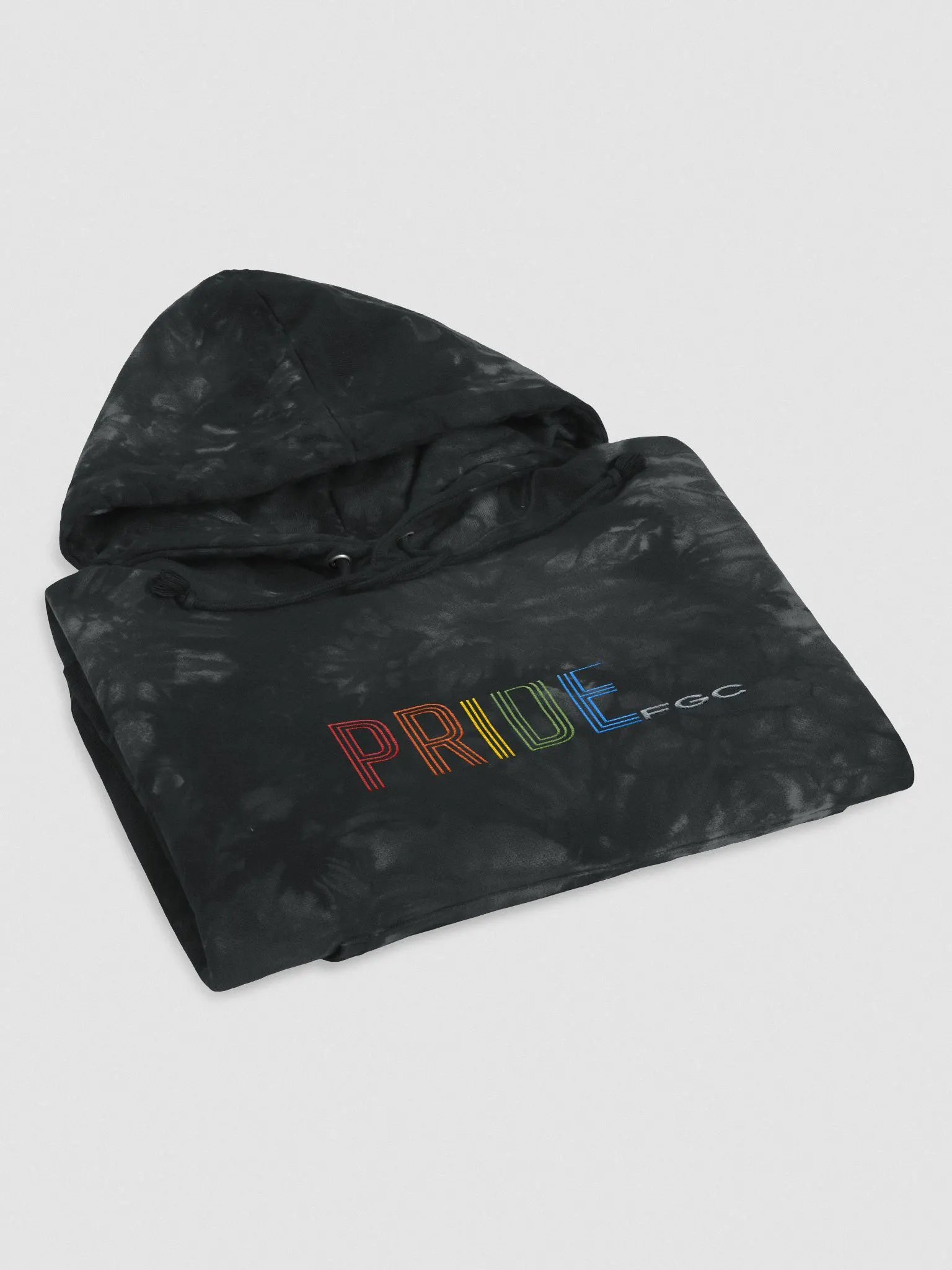 PRIDEfgc Embroidered TieDie Hoodie product image (3)