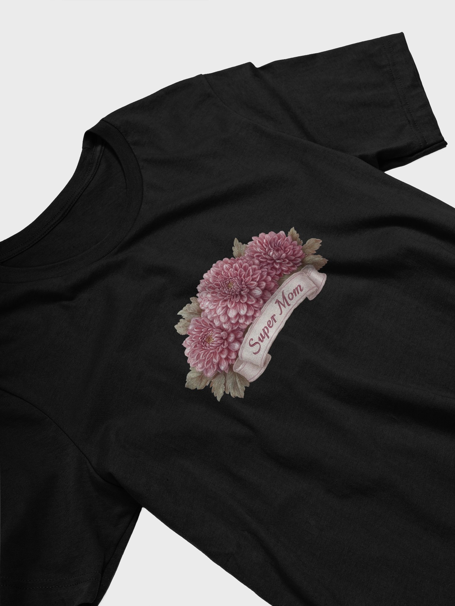Super Mom Dahlia Flower Graphic T-Shirt product image (21)