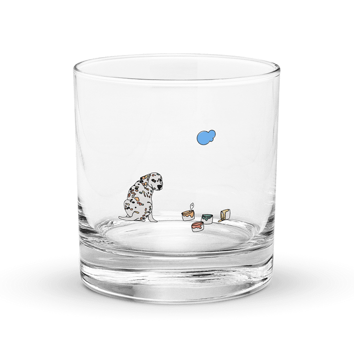 Dalmatian Spotted Rocks Glass product image (1)