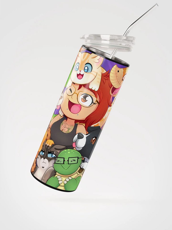 PCB Zoo Tumbler with straw product image (2)