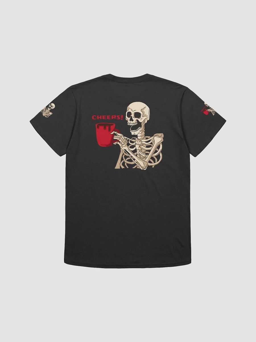 Skeleton Cheers for Halloween Unisex Tee product image (4)