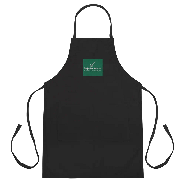 Banjos For Veterans (B4V) Official Logo Embroidered Cooking Apron product image (2)