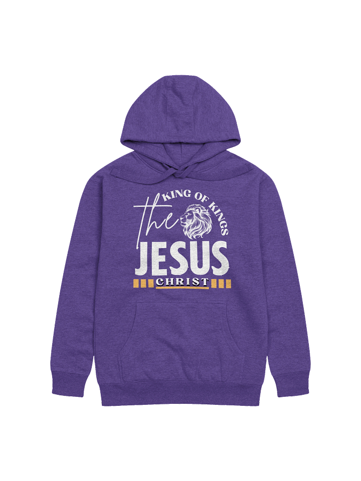 The King of Kings Jesus Christ Christian Heritage Hoodie | Faith Apparel for Believers product image (7)