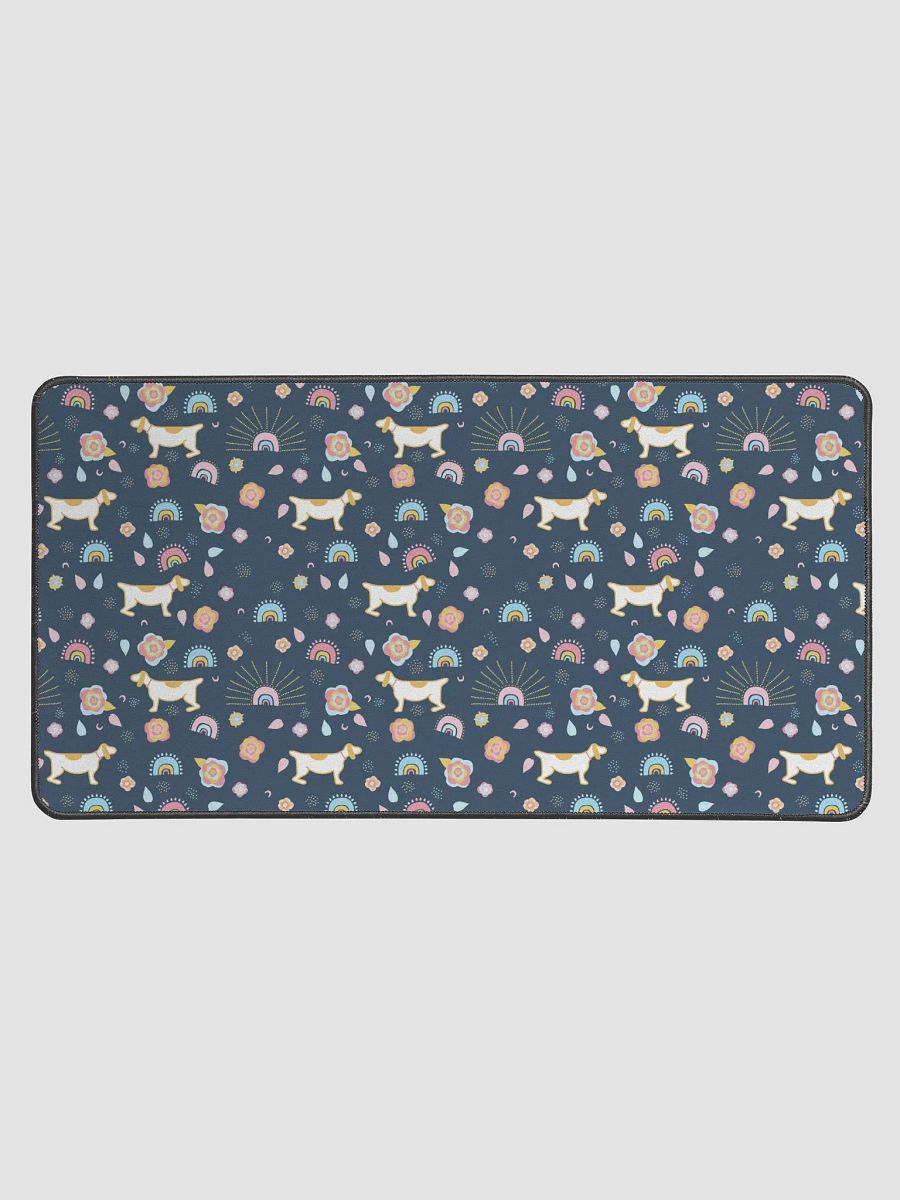 Dogs and Rainbows Desk Mat product image (2)