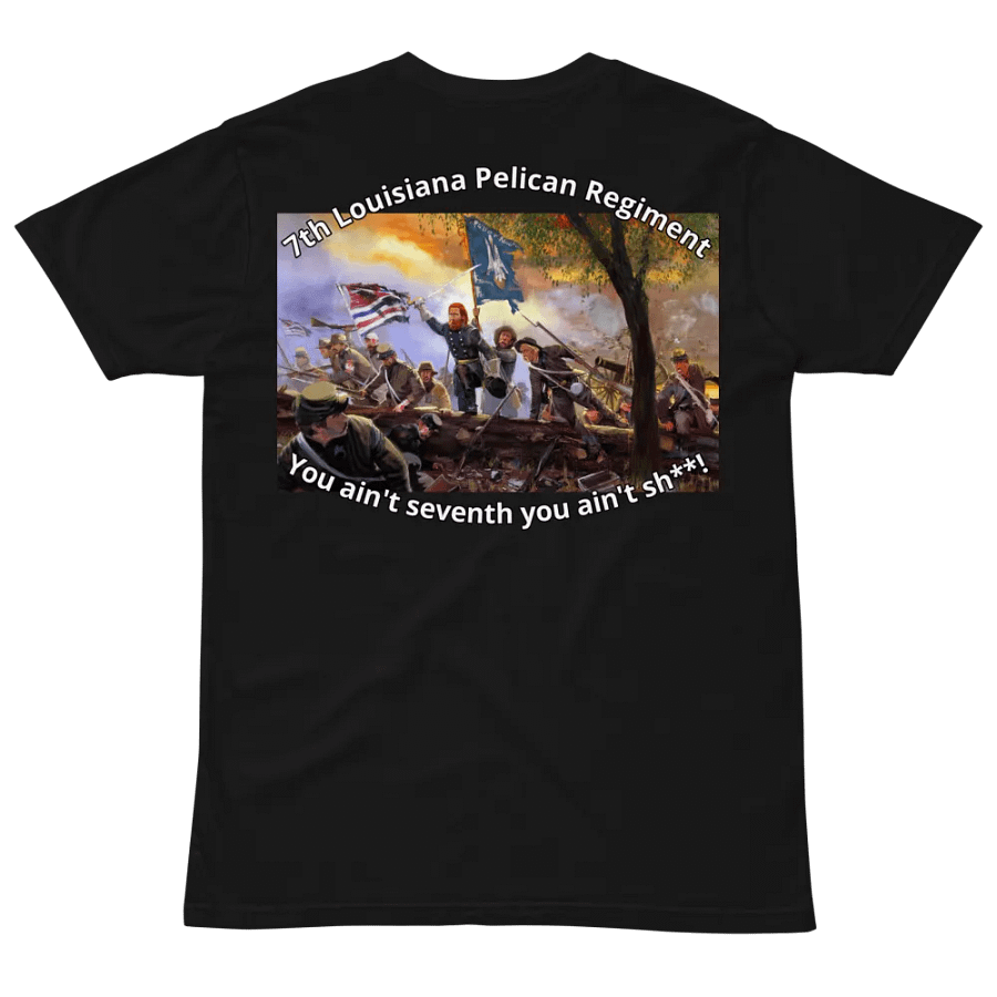 7th LA Pelican Regiment Unisex T Shirt product image (8)