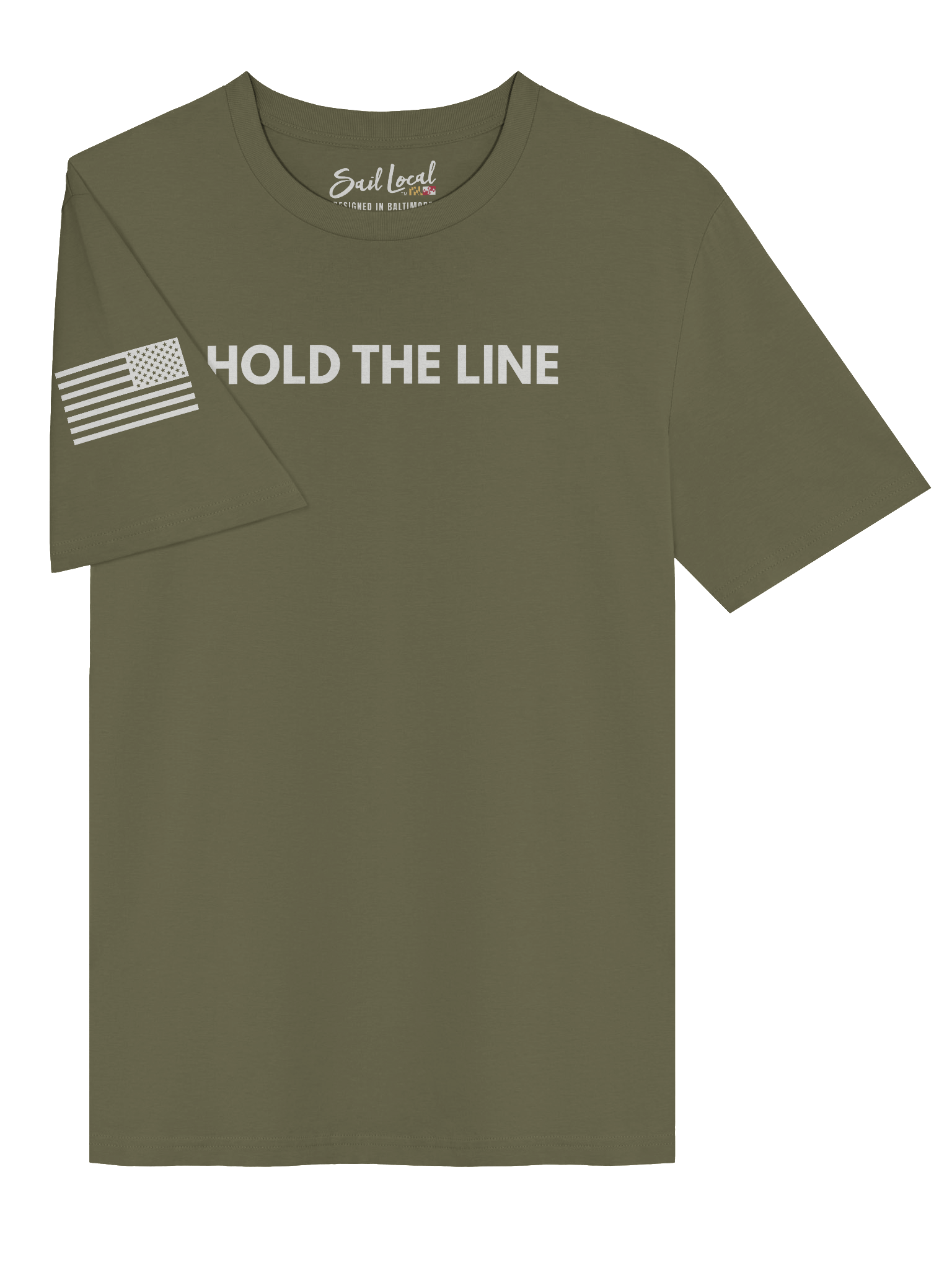 HOLD THE LINE All Cotton Tee product image (3)