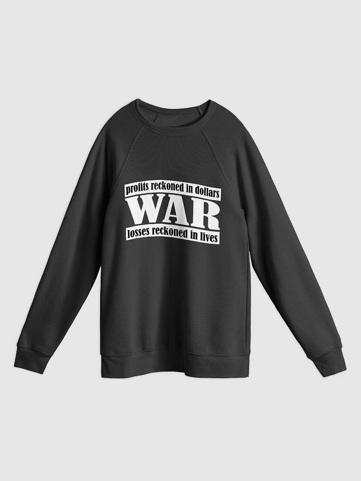 The Cost Of War - Bella+Canvas Unisex Sponge Fleece Raglan Sweatshirt product image (1)