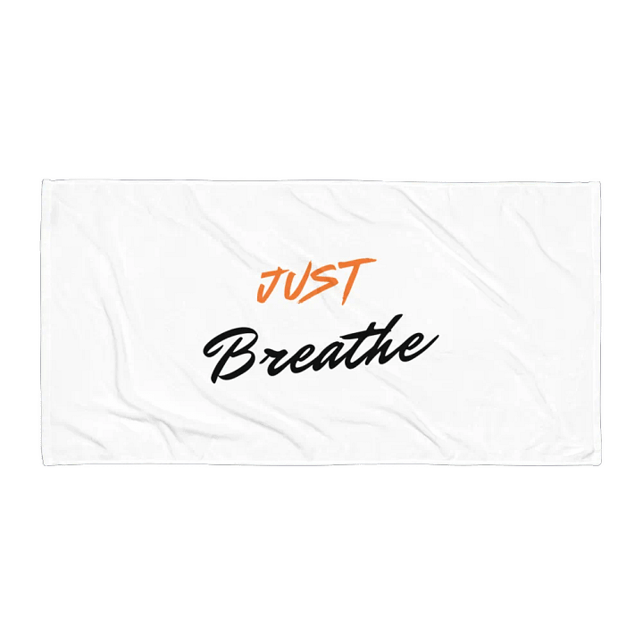 JUST Breathe Sublimated Towel product image (1)