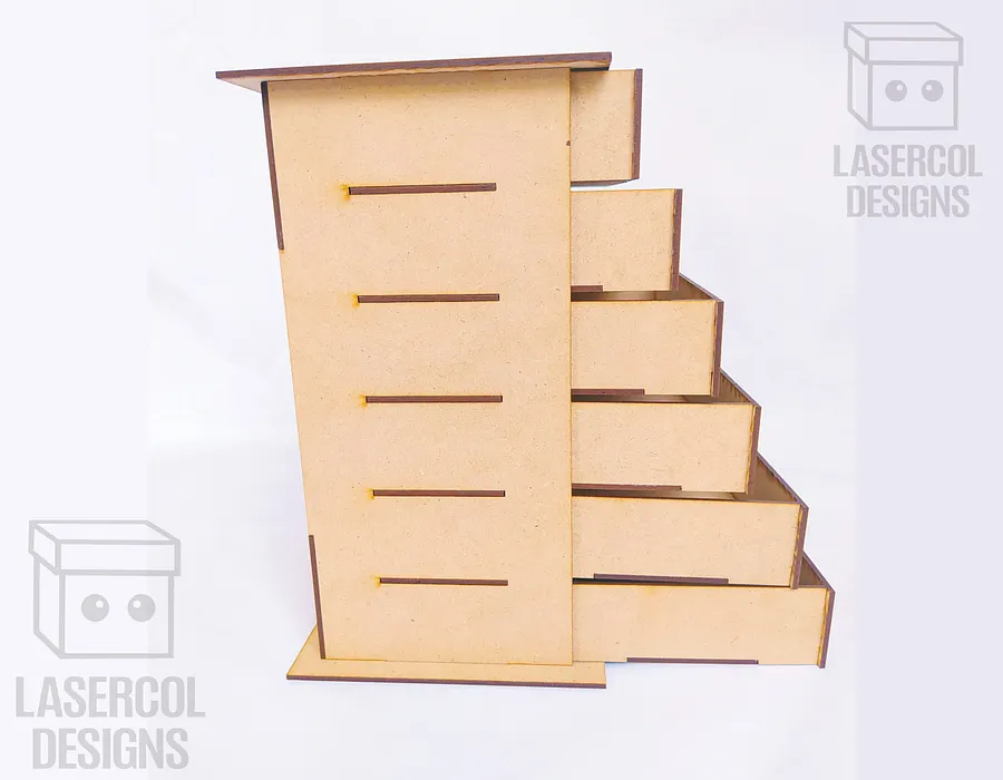 6 Drawers Desk Organizer - Laser Cut Files product image (9)