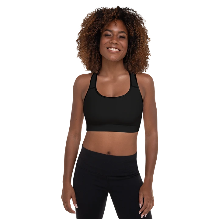 Midnight Allure Padded Yoga Sports Bra product image (2)