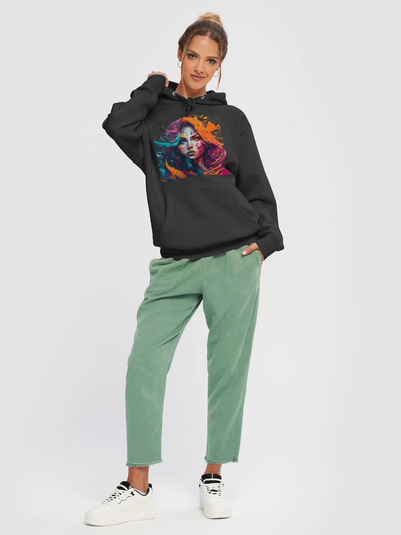 Flowing Hues Unisex Hoodie product image (39)