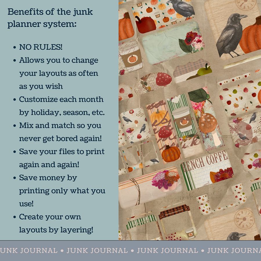 October Aesthetic - Printable Ephemera Set 1 V1 product image (4)