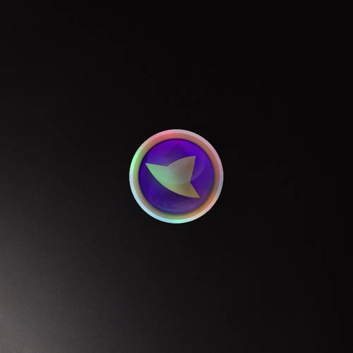 ◖007◗ hat badge holo sticker product image (3)