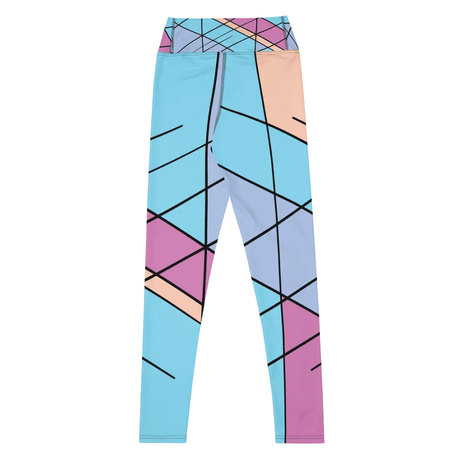 Cool Colorful Geometric Yoga Leggings product image (9)