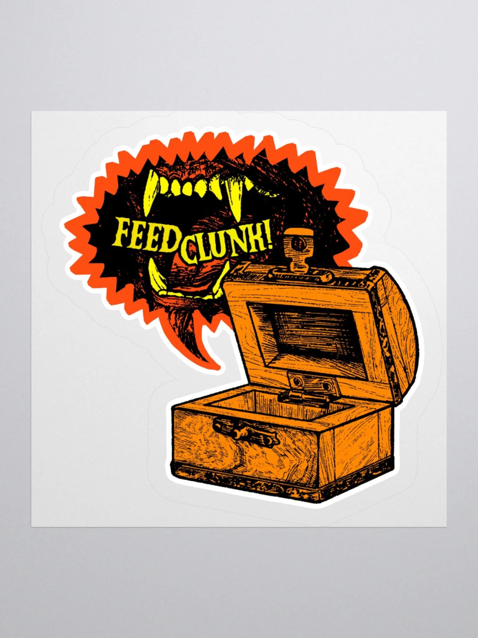 FEED CLUNK Sticker product image (2)