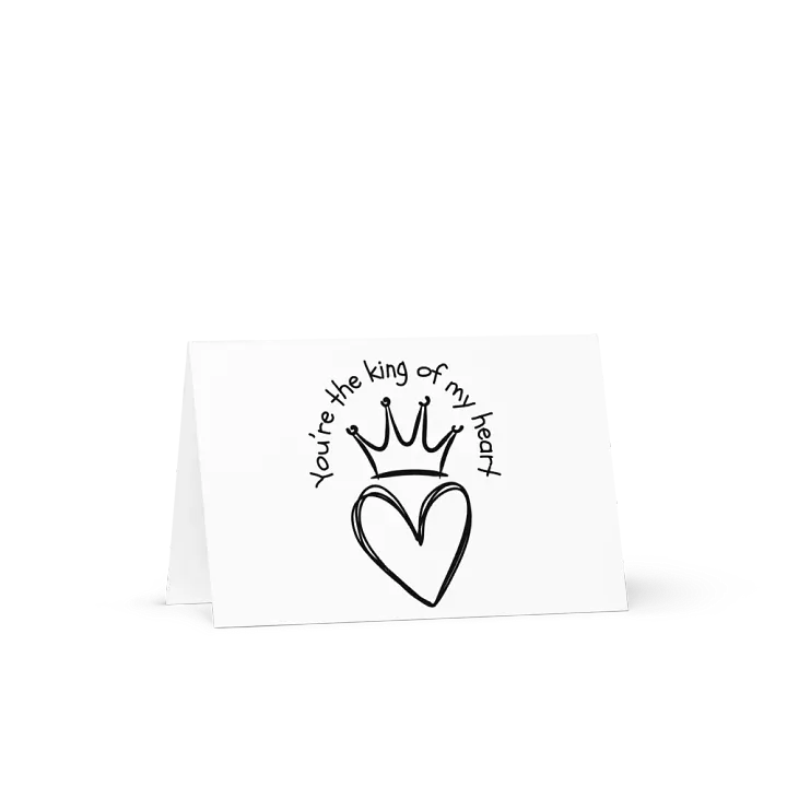 Minimalist Doodle Couple's Valentine Card product image (2)