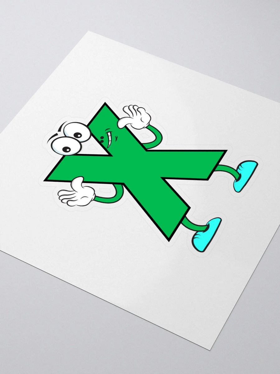 X Letter Cartoon Character Sticker product image (7)