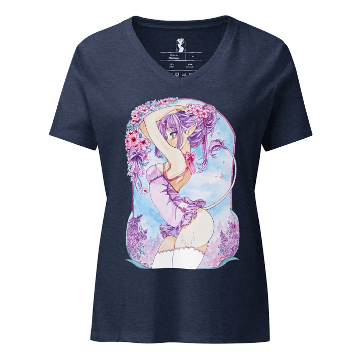 Unicorn and Lilac Femcut Vneck product image (1)