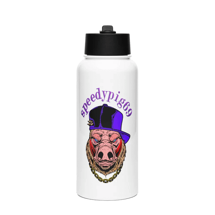 I Support Speedypig69 Fierce Boar Stainless Steel Bottle product image (1)