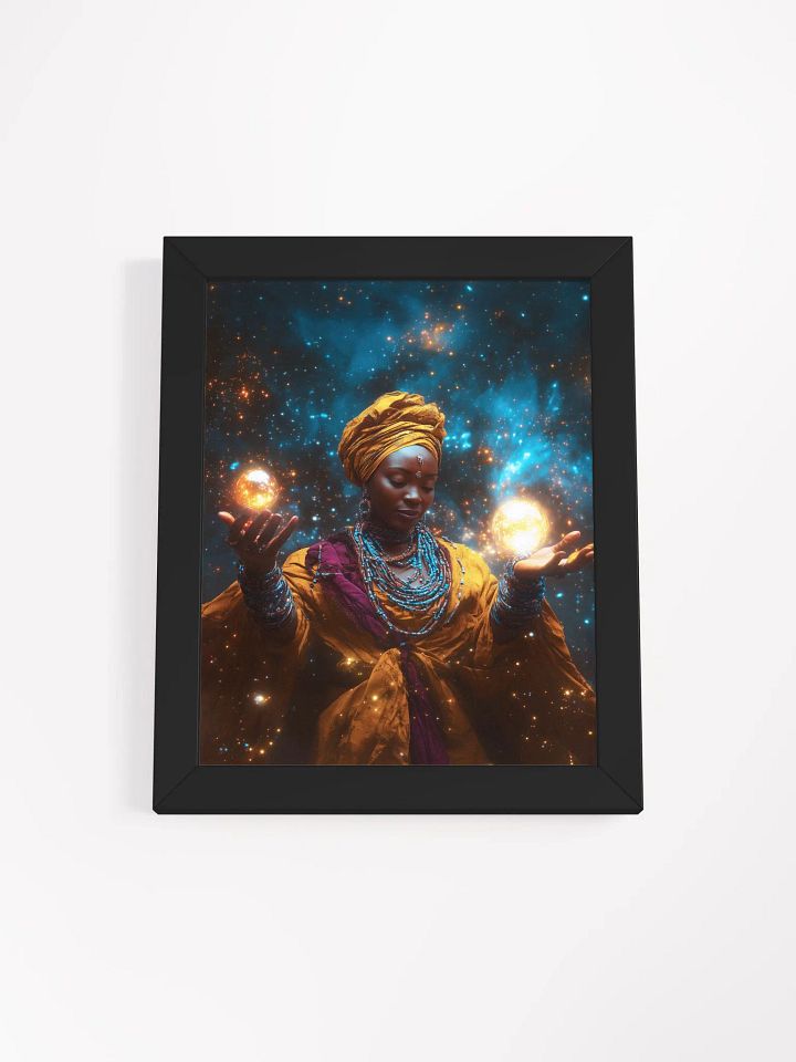 Nana Buluku: The Great Mother of Cosmic Balance - Framed Matte Poster product image (8)