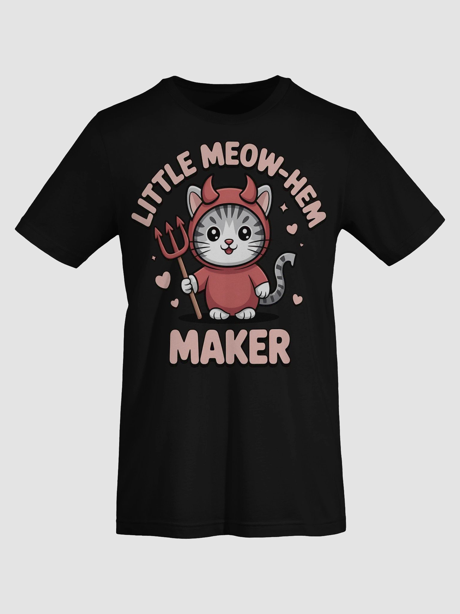 Little Meow-hem Maker Devil Cat T-Shirt product image (69)