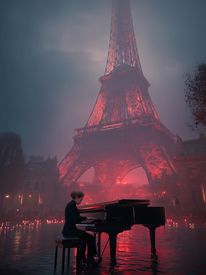 Eiffel Serenade Downloadable Poster product image (2)