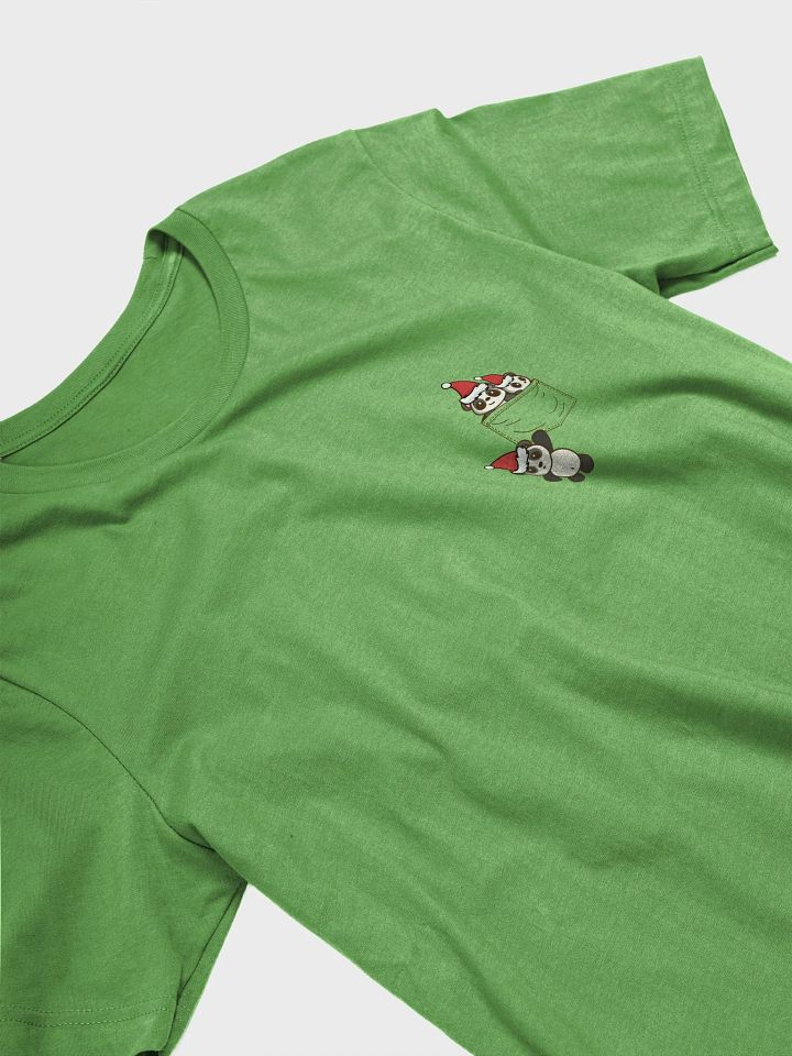 Pocket Panda Christmas Soft T-Shirt product image (1)