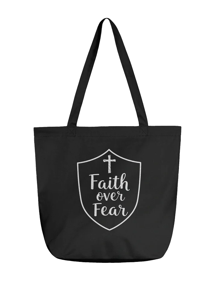 The LowKey Christian – “Faith Over Fear” Tote Bag product image (1)