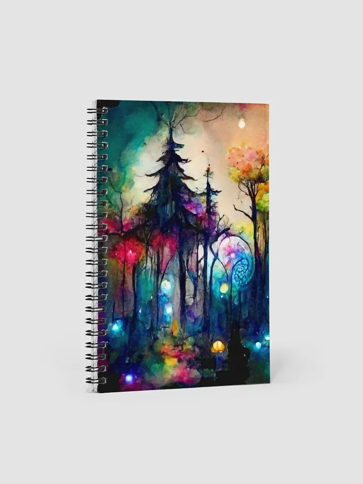 Enchanted Forest Dreams Spiral Notebook product image (1)