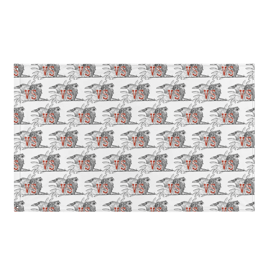 Crow vs Lion Flag product image (1)