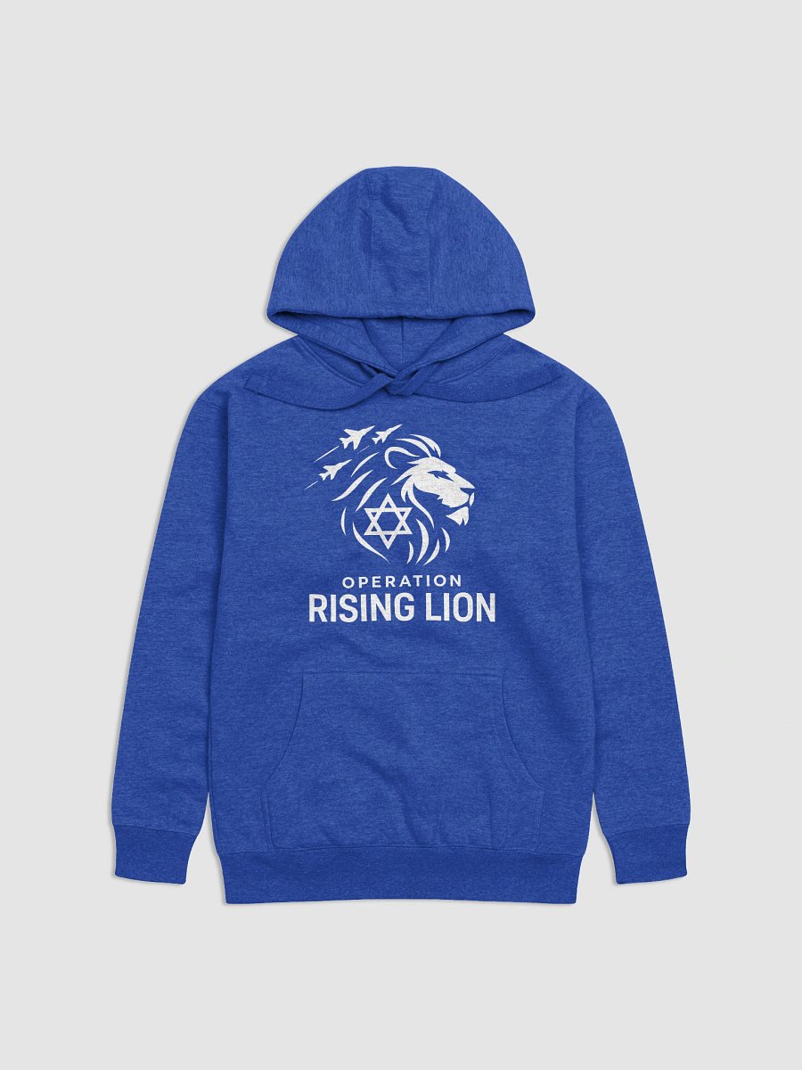 "OPERATION RISING LION" (WHITE EMBLEM) Hoodie product image (13)
