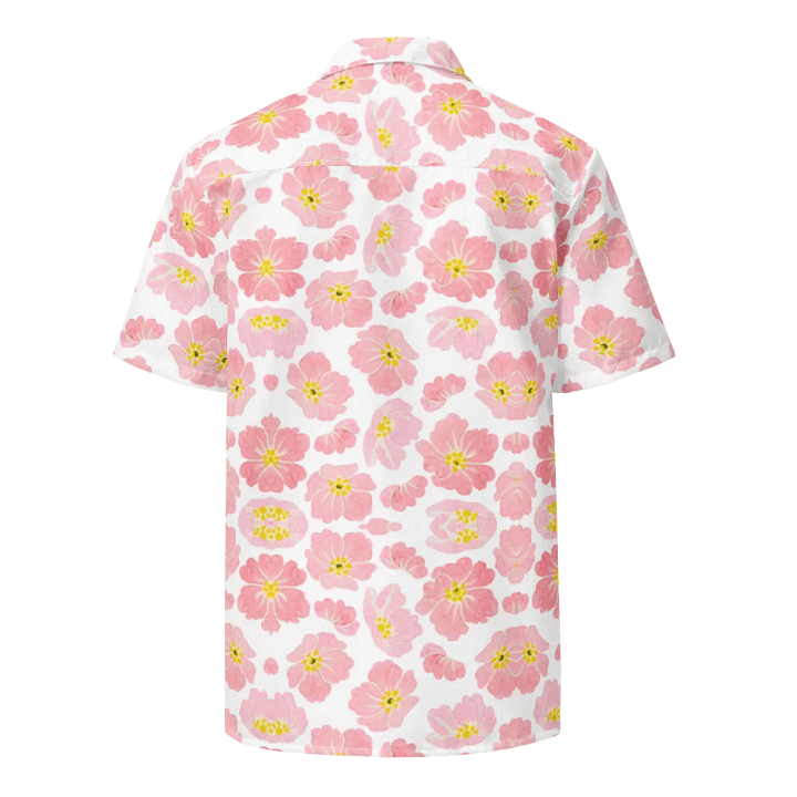 Pink Sunset Hibiscus Bloom Hawaiian Shirt product image (2)