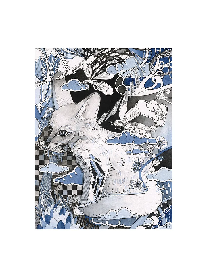 Fox - Original Art Print product image (1)